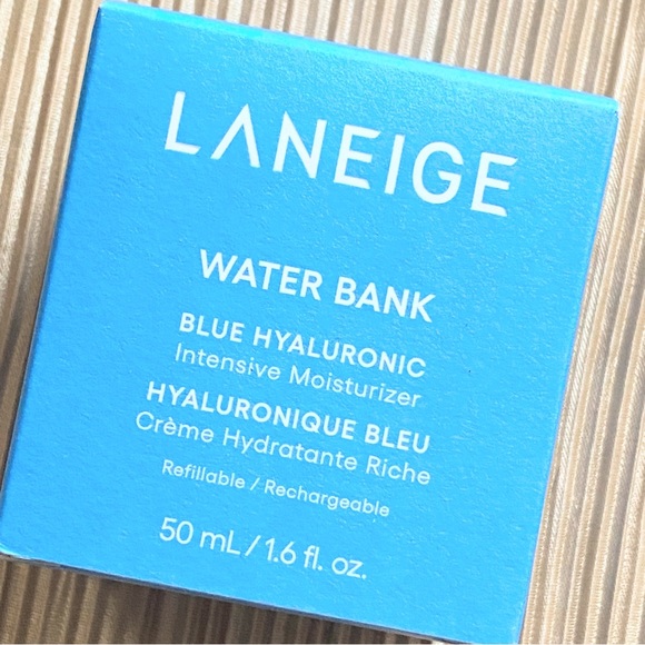 LANEIGE Water Bank Blue Hyaluronic Cream Intensive Moisturizer 1.6oz FULL SIZE - Picture 1 of 2